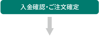 入金確認・ご注文確定