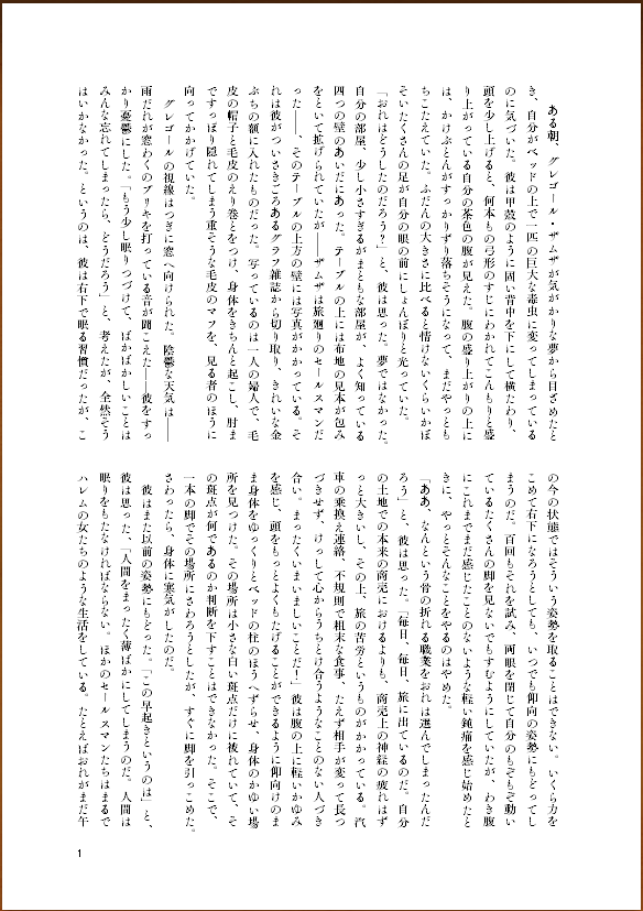 A5サイズ同人小説の文字数1300字前後